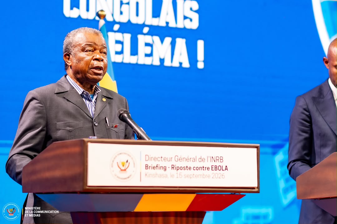 RDC: FIN EBOLA BUNDIO BUNDIO 17e ÉPIDÉMIE, LE VIROLOGISTE DOCTEUR JEAN JACQUES MUYEMBE LE CONFIRME.