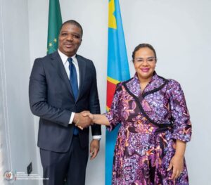 RDC-ARSP: DIPLOMATIE ÉCONOMIQUE, QUESTION SUR LE CONTENU LOCAL, Ted Beleshayi chez Thérèse Kayikwamba Wagner.